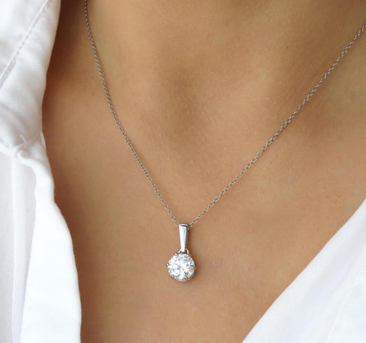 2ct Moissanite Necklace
