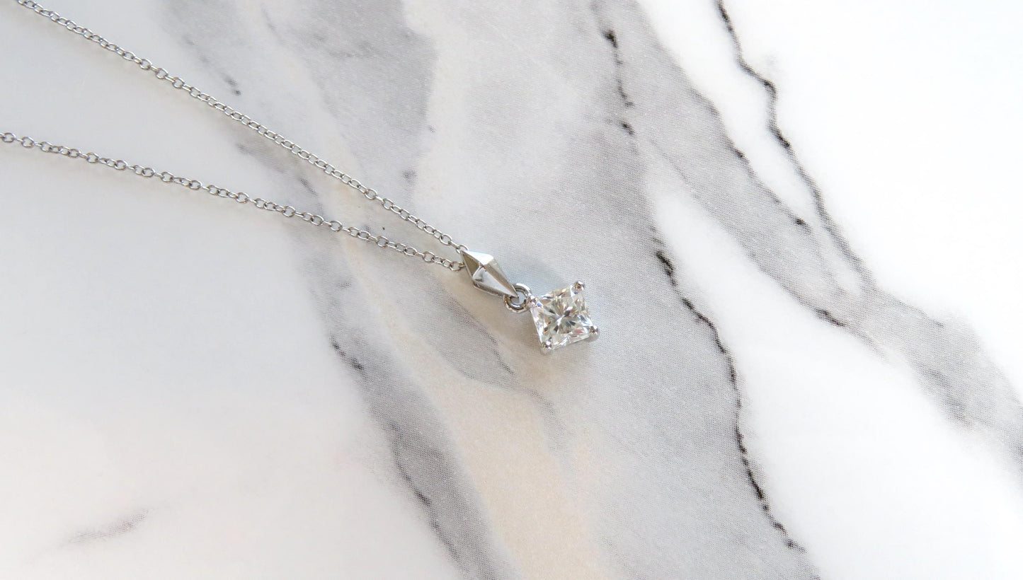 1ct Moissanite Necklace