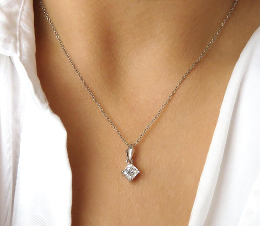 1ct Moissanite Necklace
