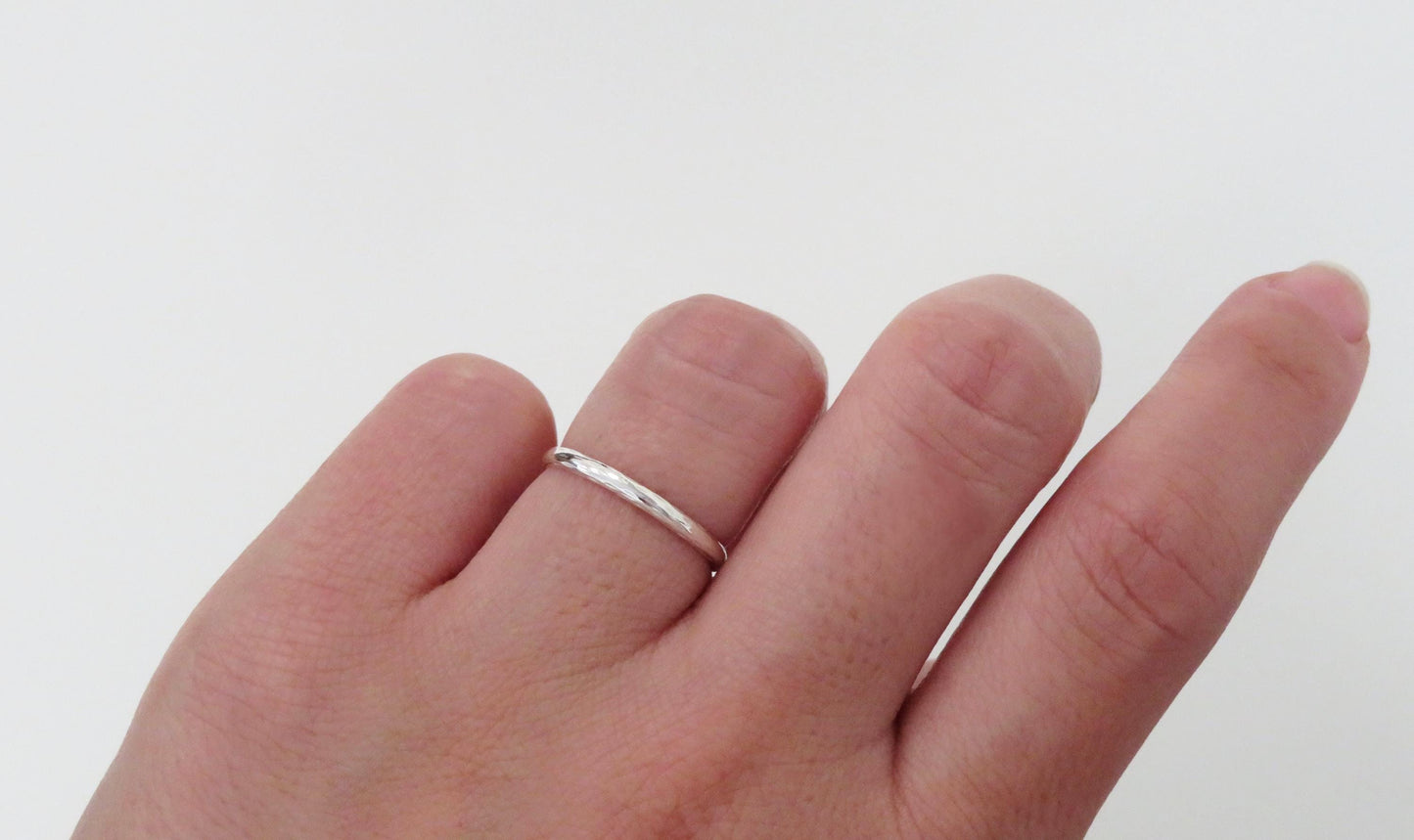 Silver Texture Ring