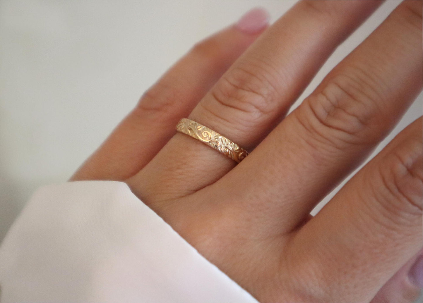 14k Gold Filled Floral Ring FFA5