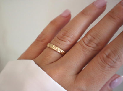 14k Gold Filled Floral Ring FFA5