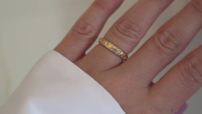 14k Gold Filled Floral Ring FFA6