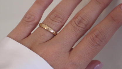 14k Gold Filled Floral Ring FFA2