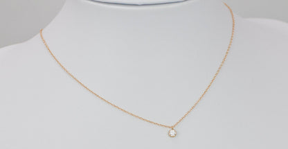 14k Gold Filled Delicate Layering CZ Necklace