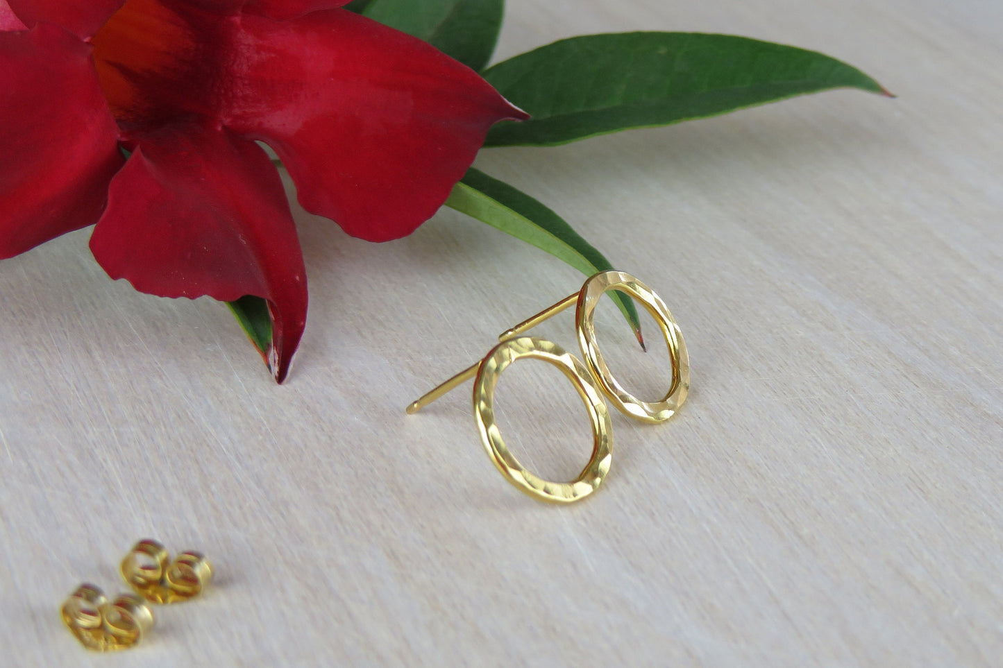 14k Gold Filled 11mm Open Circle Earrings