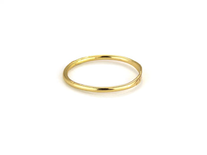 14k Gold Filled 1.2 mm Hammered Stamped Ring