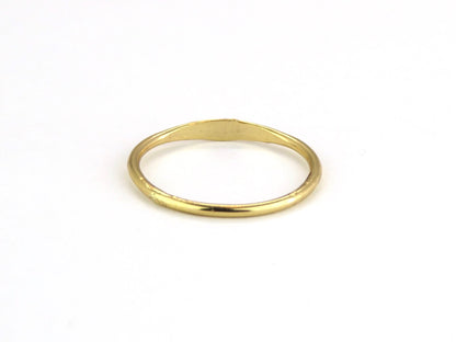 14k Gold Filled 1.2 mm Hammered Stamped Ring
