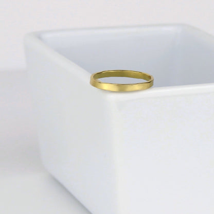 14k Gold Filled 2mm Hammered Ring