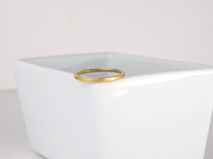 14k Gold Filled 1.2mm Dainty Stack Ring