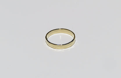14k Yellow Gold 3.2mm Hammered Ring