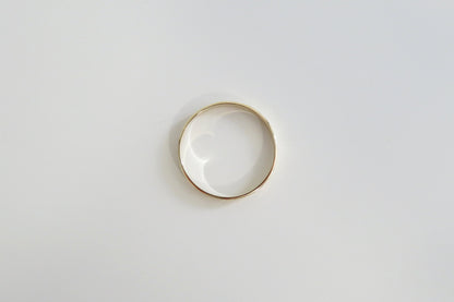 14k Gold 2.8mm Floral Wedding Band