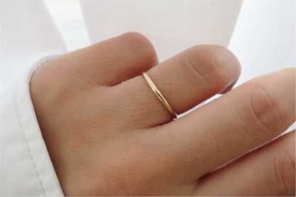 14k Gold 1.6mm Half Round Band