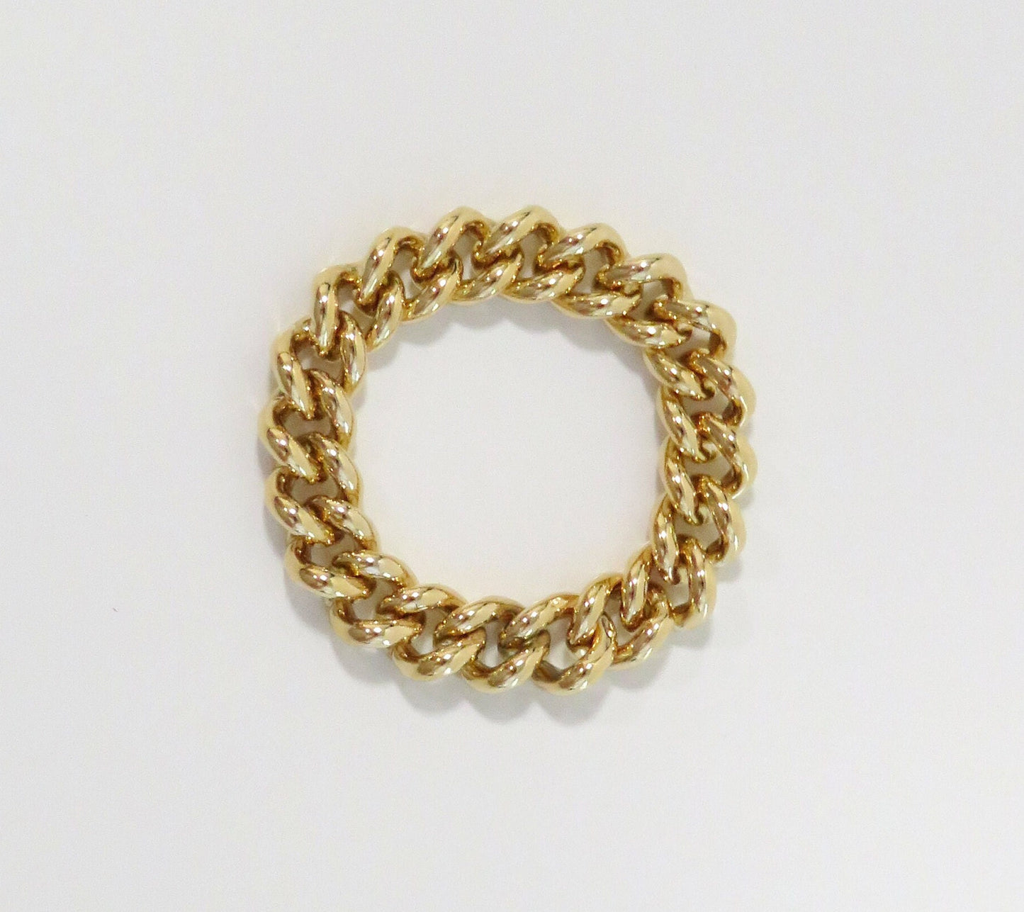 14k Gold Filled 5mm Curb Chain Ring