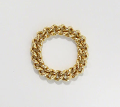 14k Gold Filled 5mm Curb Chain Ring