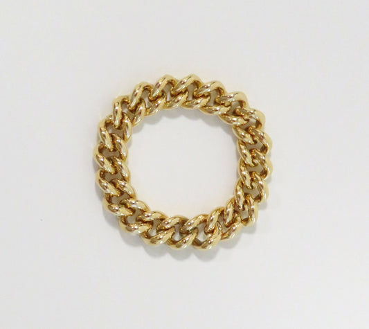 14k Gold Filled 5mm Curb Chain Ring