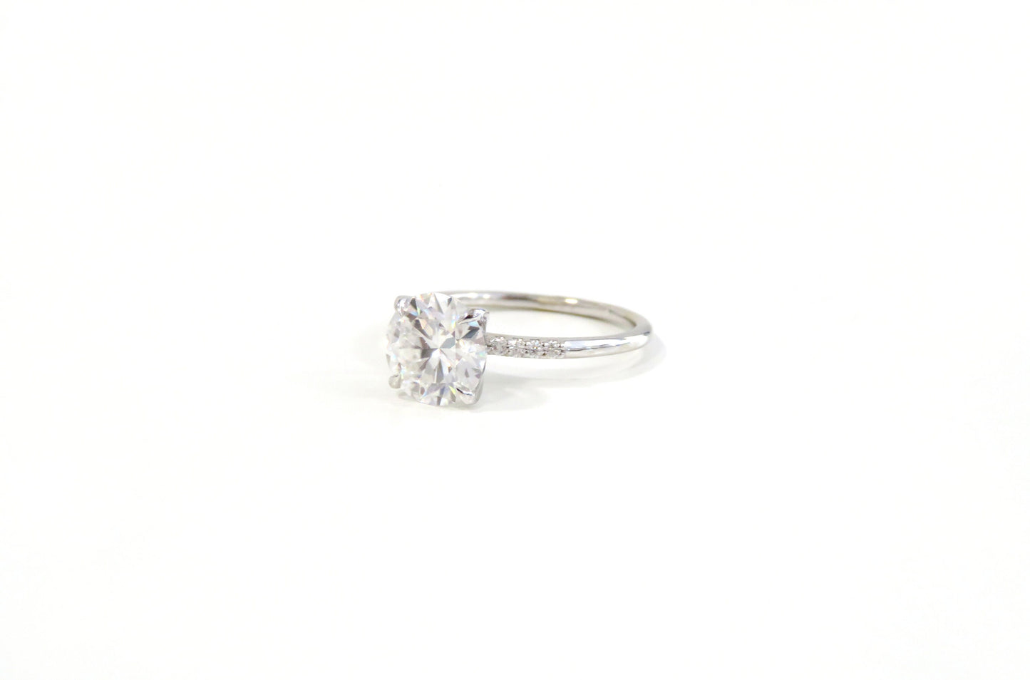 14k Moissanite Ring, 14k Solid Gold Ring, 14k Moissanite Engagement Ring, 14k Gold Ring, Engagement Ring, 14k Wedding Ring, Diamond Ring
